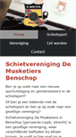 Mobile Screenshot of musketiersbenschop.nl